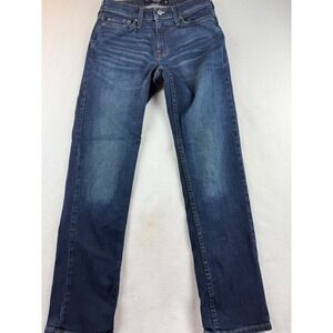 Hollister W26‎ L30 Slim Straight Dark Wash Denim Jeans Women's